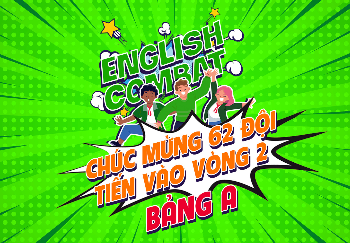 Kết quả Vòng 1 - Speak Yourself cuộc thi English Combat 2021 - Bảng A (Lớp 6-7)